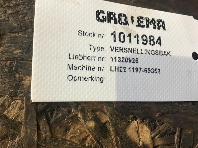 Liebherr Travel Gear Box - Used Liebherr parts at Grovema