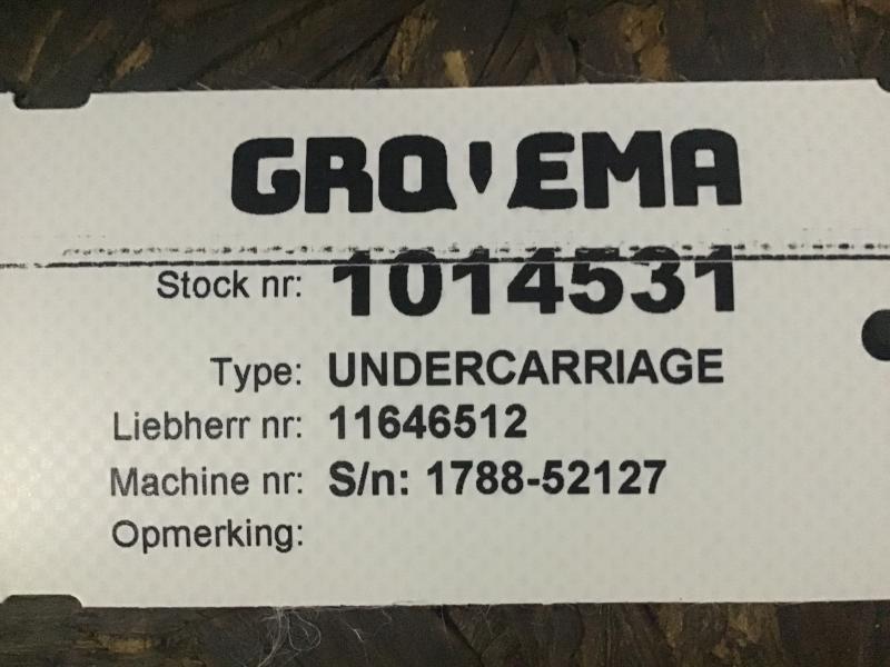 Liebherr Undercarriage - Used Liebherr parts at Grovema